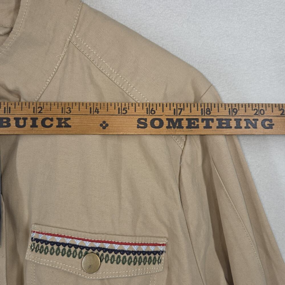 Vtg Monroe & Main Womens Jacket XXL Brown Button Style NWT Gorpcore Western West - Picture 6 of 12